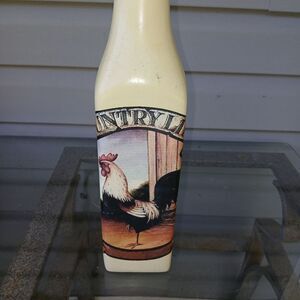 Home Interiors Cream Country Rooster Vase